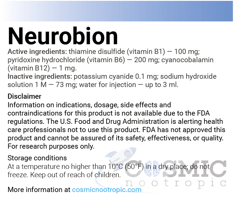 NEUROBION ® (VITAMINS B1, B6, B12) - Image 2