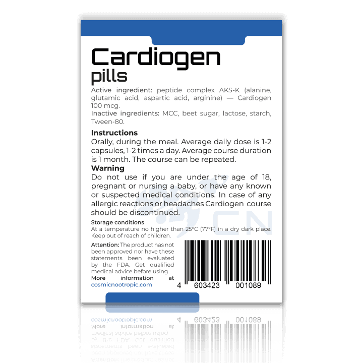 CARDIOGEN ® (MYOCARDIAL CELLS PEPTIDES)